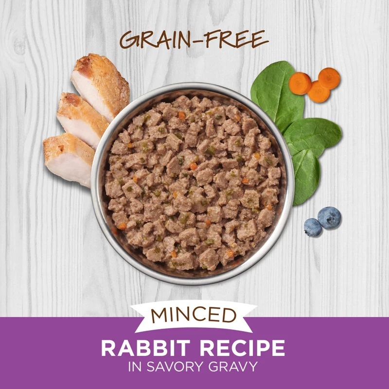 Instinct Minced Cups Real Rabbit Recipe Wet Cat Food