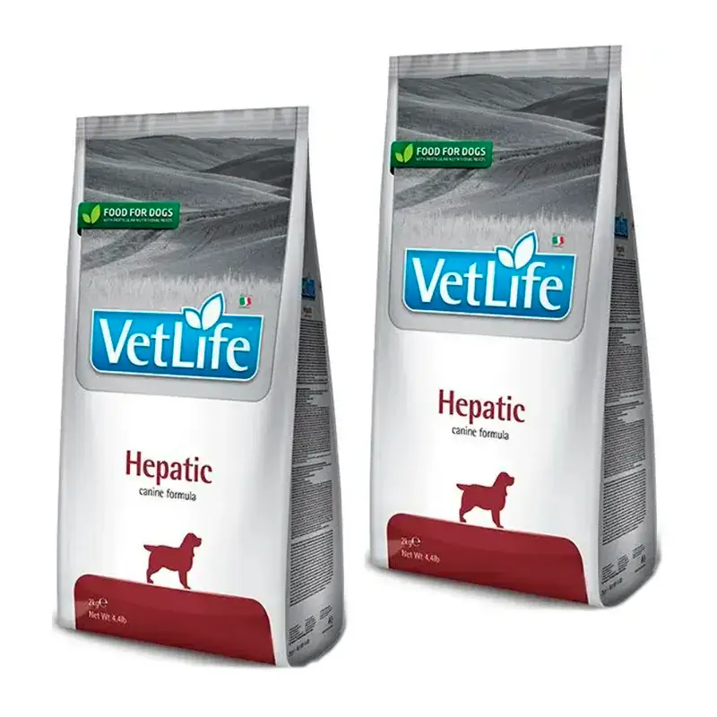 Farmina Vet Life Dog Hepatic pienso para perros, Pack 2 x 2Kg