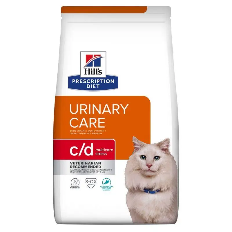 Hill'S C/D Urinary Stress Pescado Azul 1,5 kg Alimento para Gatos