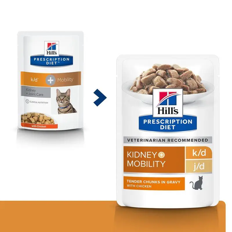 Hill'S K/D+Mobilty 85 g Alimento para Gatos