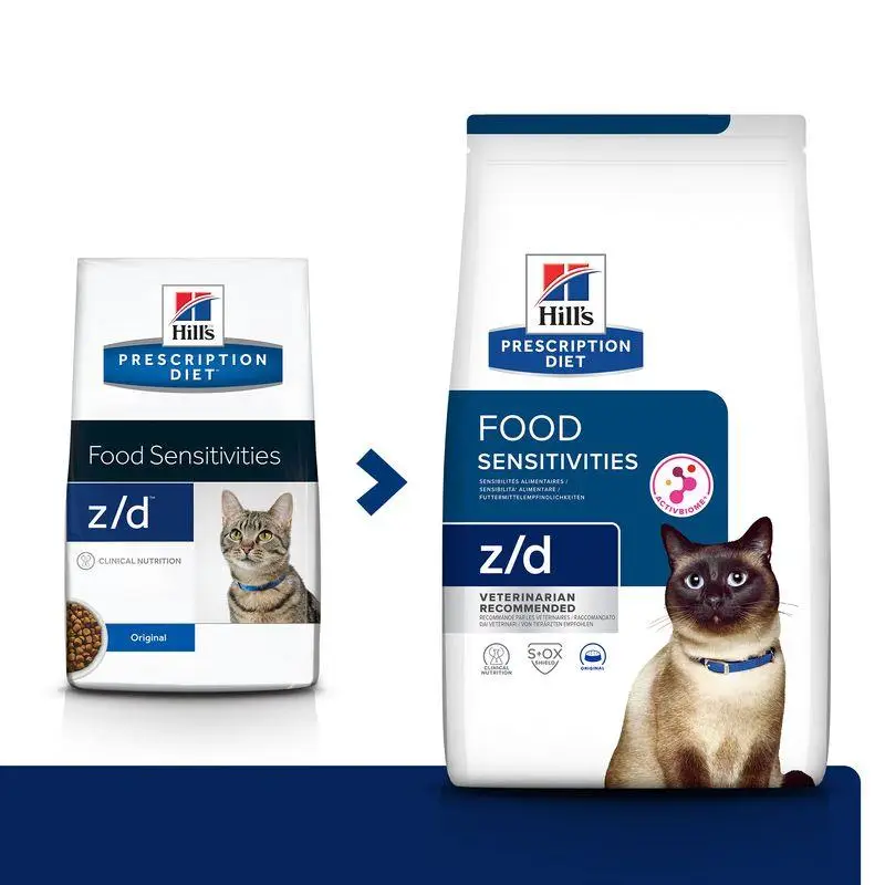 Hill'S Z/D 3 kg - Pienso para Gatos con Hipersensibilidad Alimentaria
