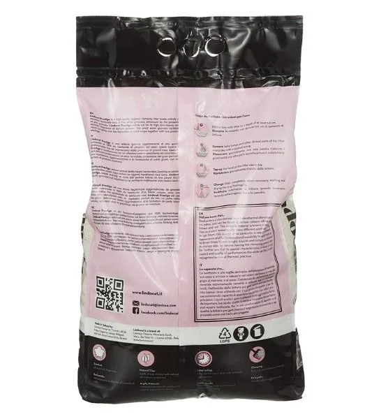 Lindocat Prestige White Bentonite Baby Powder Clumping Cat Litter