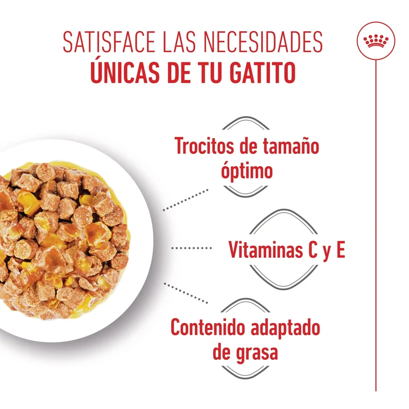 Royal Canin Kitten Sterilized Gelatina 85 g Alimento Húmedo para Gatitos