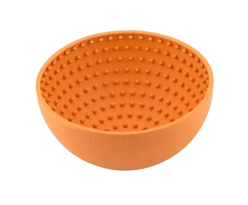 Lickimat Perro Wobble Naranja 16X16X9 cm