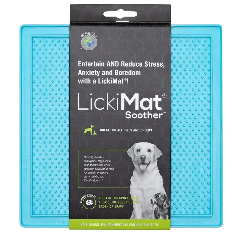 Lickimat Perro Classic Soother Turquesa 20X20X0,7 cm