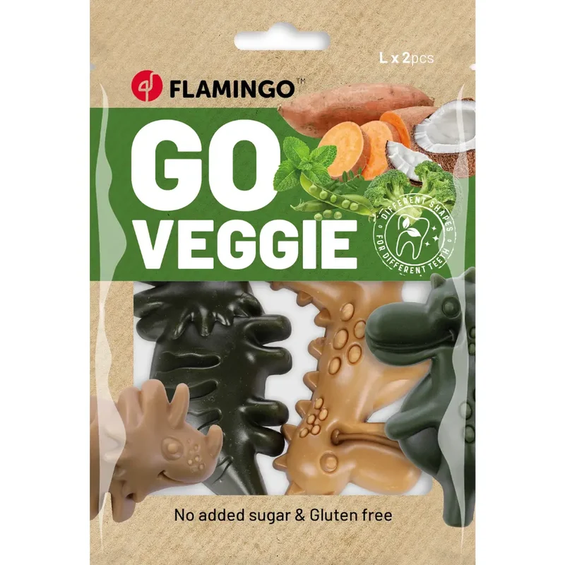 Snack Veggie Dino Bolsa L 2Udes 120 g