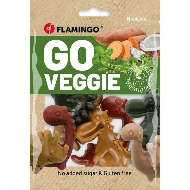 Snack Veggie Dino Bolsa M 4Udes 120 g