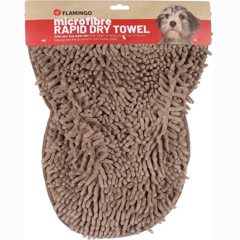 Toalla Absorbente Pakka Taupe 80X30X2,5 cm