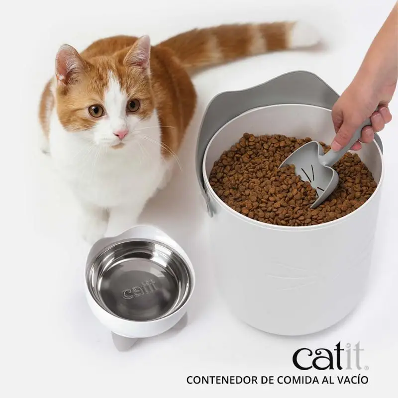 Catit Pixi Contenedor de Comida Al Vacío para Gatos