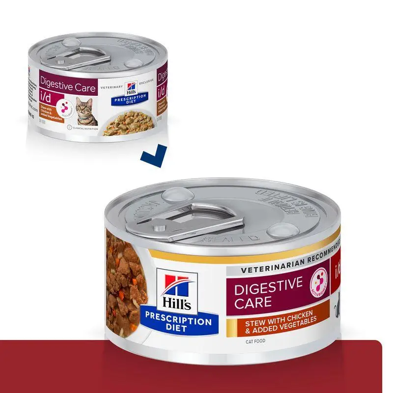 Hill'S I/D Estofado 82 g, Lata(Enfermedad Gastrointestinal) Alimento para Gatos