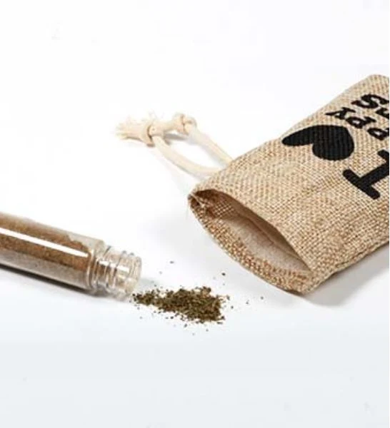 D&D Home I Love Happy Cats Herb Mix Refillable Tubes 1.5x10cm