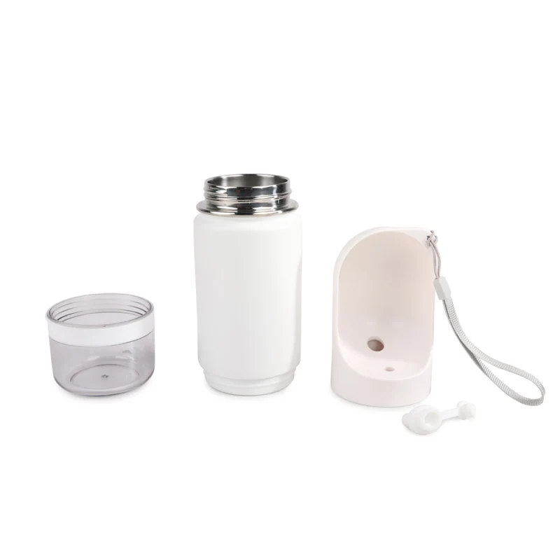 all for paws Lifestyle 4 Pets 2-in-1 Stainless Drinking Bottle 400ml