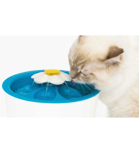 Catit Flower Fountain with LED Nightlight 21 x 21 x 18,5 cm (WxDxH)