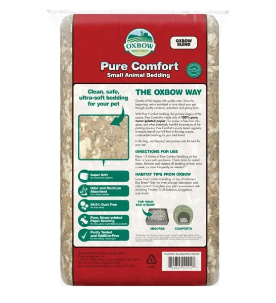 Oxbow Pure Comfort Small Pet Bedding Blend 36L