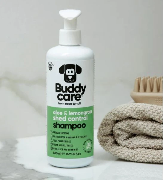 Buddycare Shed Control Aloe & Lemongrass Dog Shampoo