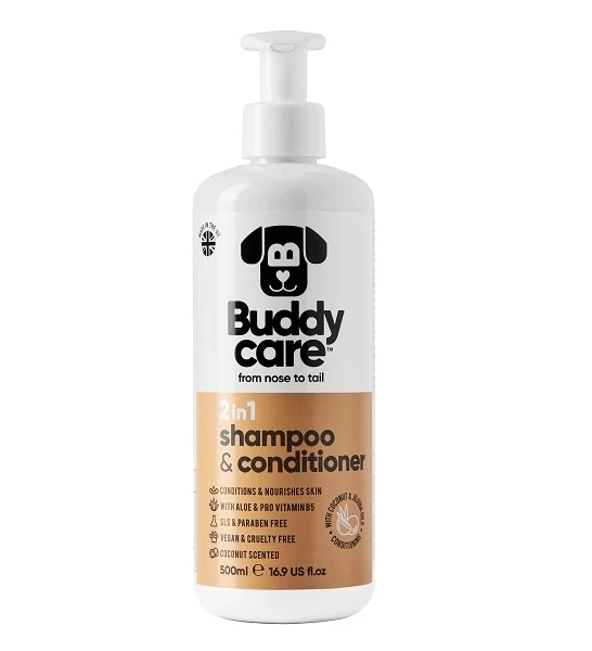 Buddycare 2in1 Dog Shampoo & Conditioner for Dogs