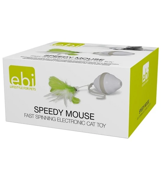 ebi Speedy Mouse Electronic Cat Toy 13X12x6CM