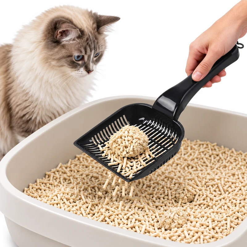 ebi Compact Hygienic Cat Litter Scoop 26x10.5cm