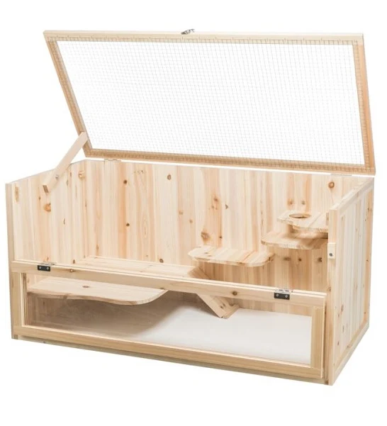 Trixie Wood Rodent Home for Small Pets 100X50X50CM
