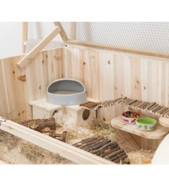 Trixie Wood Rodent Home for Small Pets 100X50X50CM
