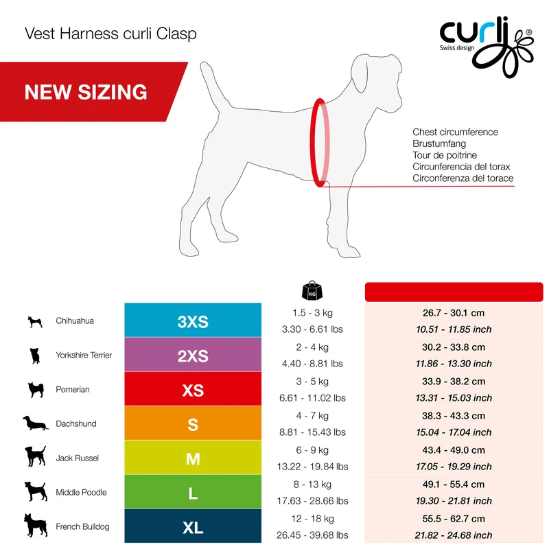 Curli Softshell Vest Harness With Curli Clasp For Dogs