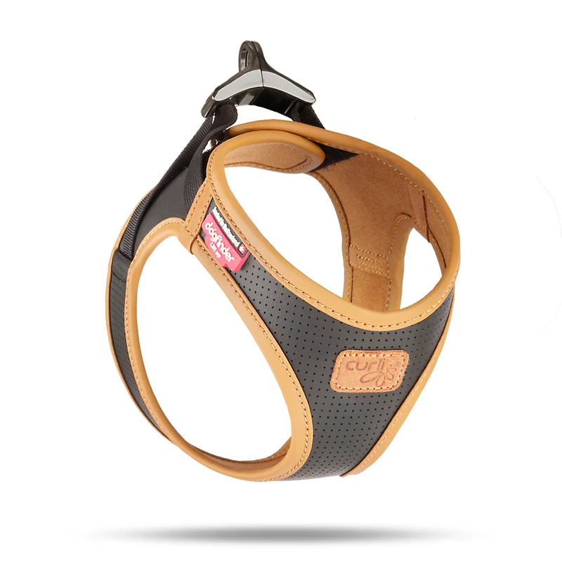 Curli Clasp Vegan Apple Leather Vest Harness For Dogs