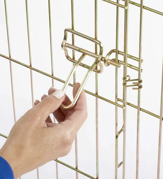 MidWest Gold Zinc Foldable Exercise Pen With Door for Dogs
