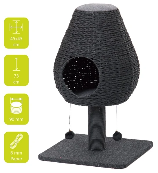 ebi Cat Scratching Trend Modern Tree House Elegance Lissom 45x45x73cm