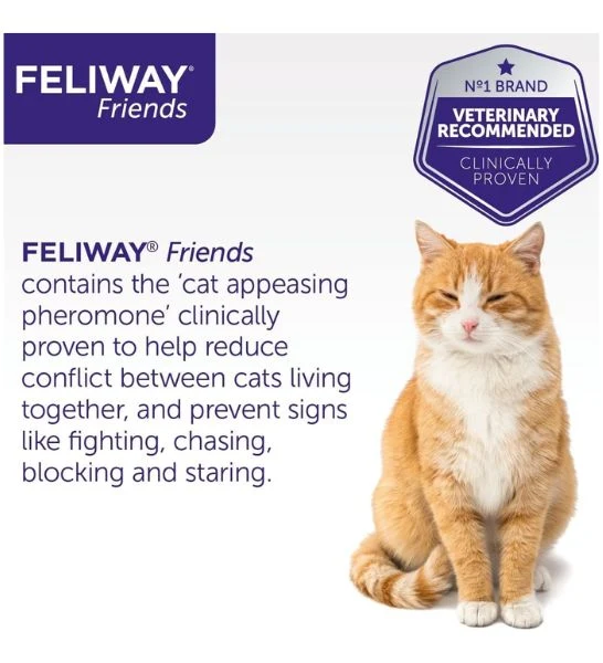Feliway Friends Calming Diffuser + Refill For Cats 48ml
