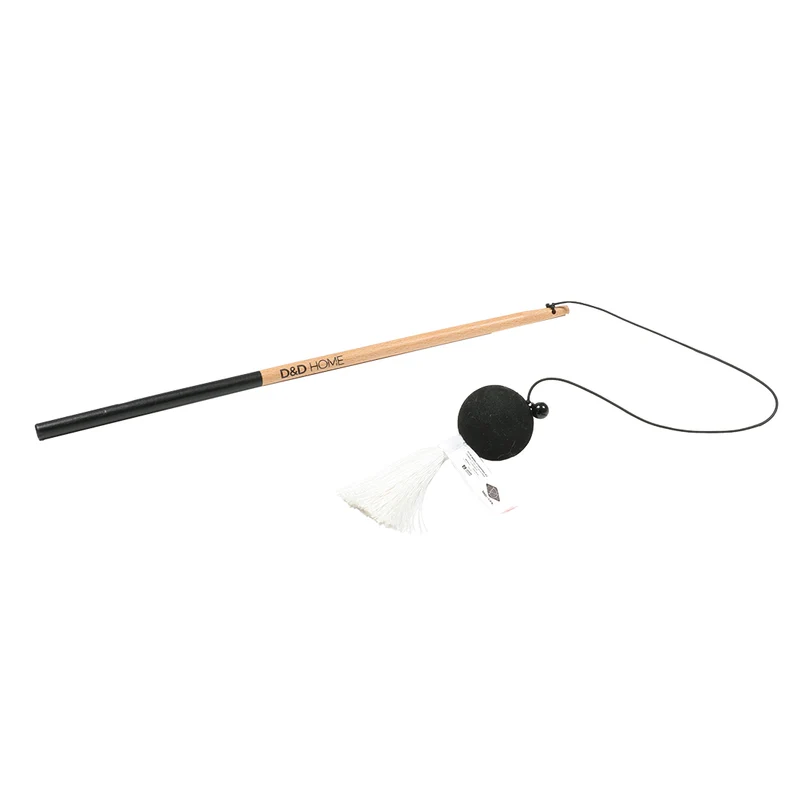 D&D Home Teddy Cat Rod Interactive Toy