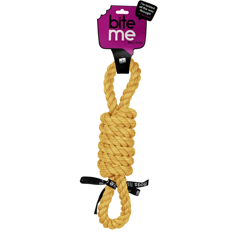 ebi Bite Me 'Tug Life' 2 Loops Playing Rope Dog Toy
