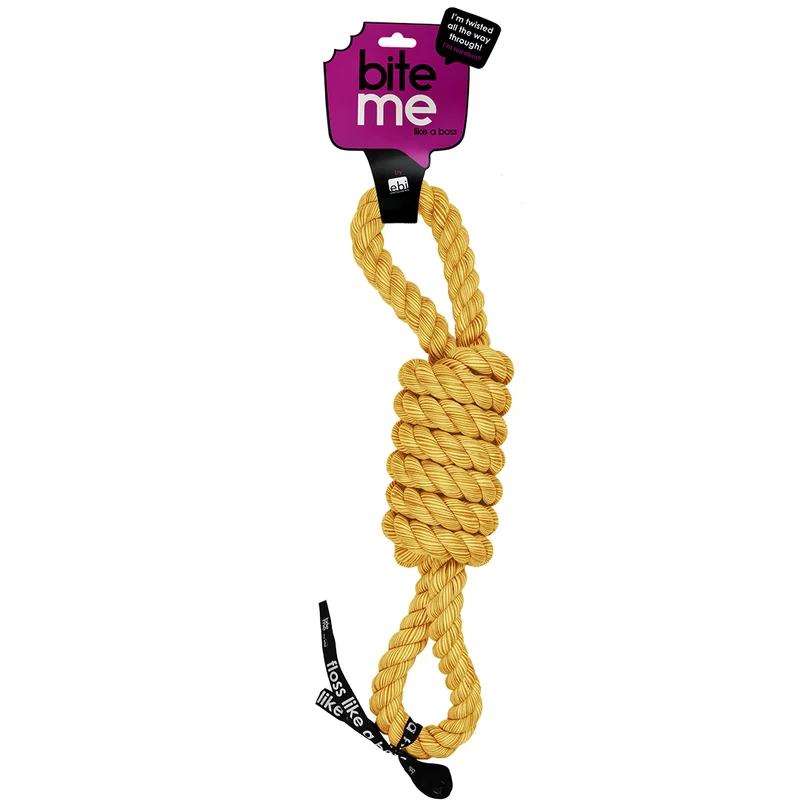ebi Bite Me 'Tug Life' 2 Loops Playing Rope Dog Toy