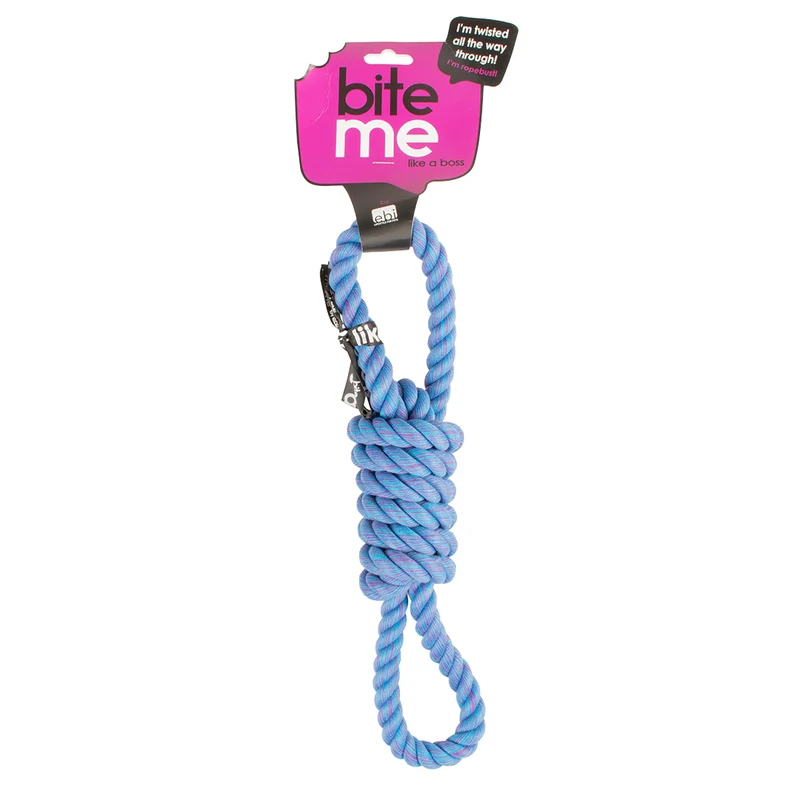 ebi Bite Me 'Tug Life' 2 Loops Playing Rope Dog Toy
