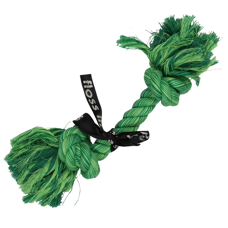 ebi Bite Me 'Do You Even Floss Dawg' Playing Rope Dog Toy