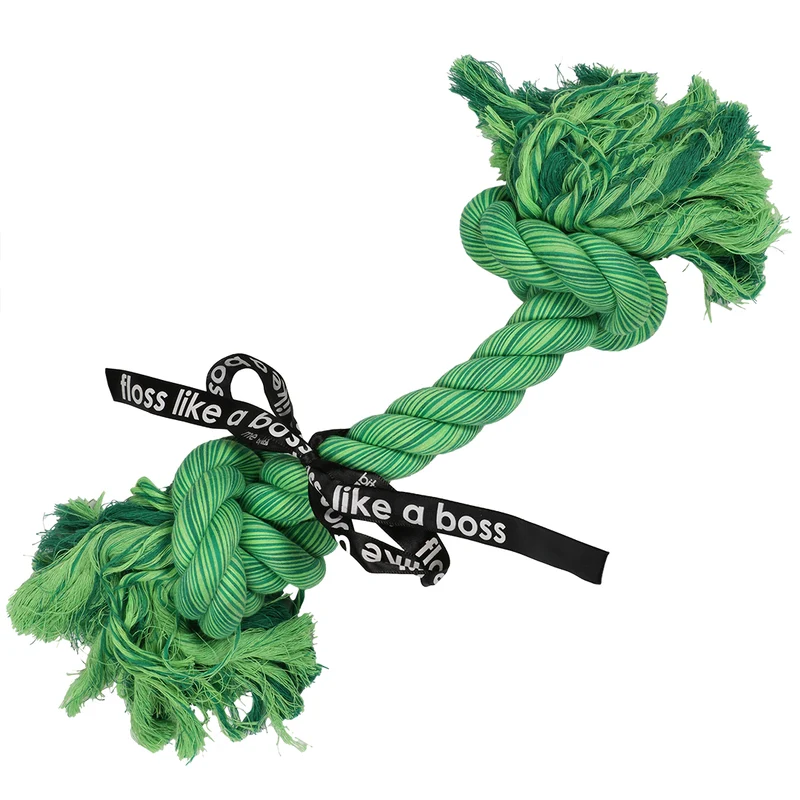 ebi Bite Me 'Do You Even Floss Dawg' Playing Rope Dog Toy