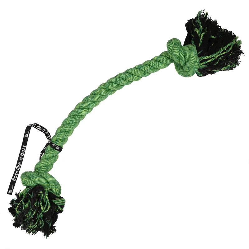 ebi Bite Me 'Do You Even Floss Dawg' Playing Rope Dog Toy