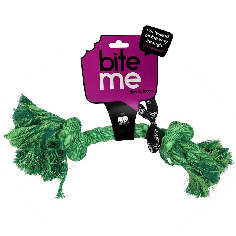 ebi Bite Me 'Do You Even Floss Dawg' Playing Rope Dog Toy