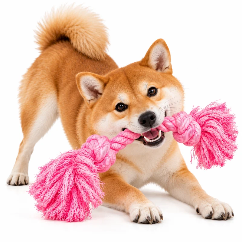 ebi Bite Me 'Do You Even Floss Dawg' Playing Rope Dog Toy