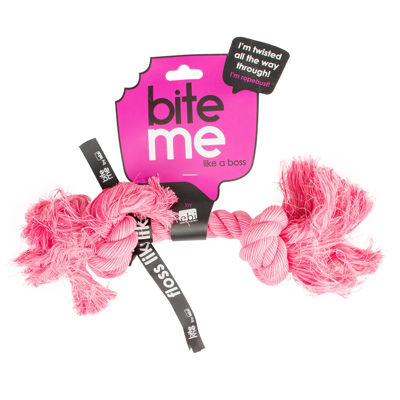 ebi Bite Me 'Do You Even Floss Dawg' Playing Rope Dog Toy