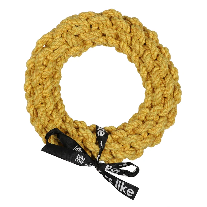 ebi Bite Me 'Da-Chain' Braided Ring Dog Rope Toy