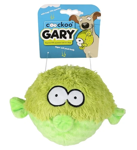 ebi Coockoo Gary TPR Squeaker Ball Dog Toy