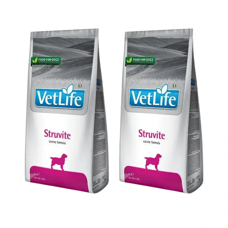 Farmina Vet Life Dog Struvite 2Kg, Pienso Para Perros, Pack De 2