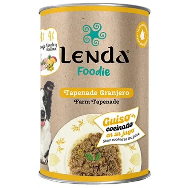 Lenda Foodie Perro Tapena De Granjero, 12x400 gr