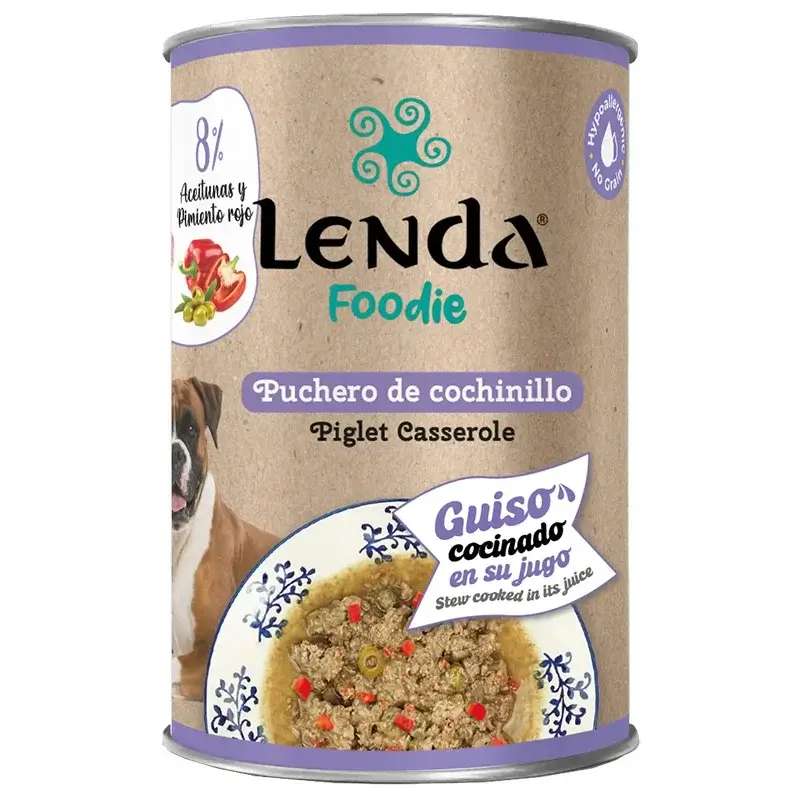 Lenda Foodie Perro Puchero Cochinillo, 12x400 gr