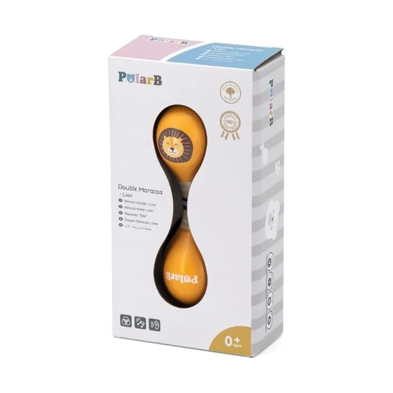 Viga Toys PolarB Maracas en Bois Lion 0M+