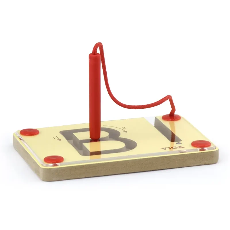 Viga Toys Tableau d’Écriture Magnétique Lettres Majuscules – 3A+