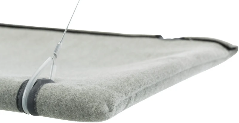 Trixie Cat Window Perch Platform Velour Grey 50x30cm