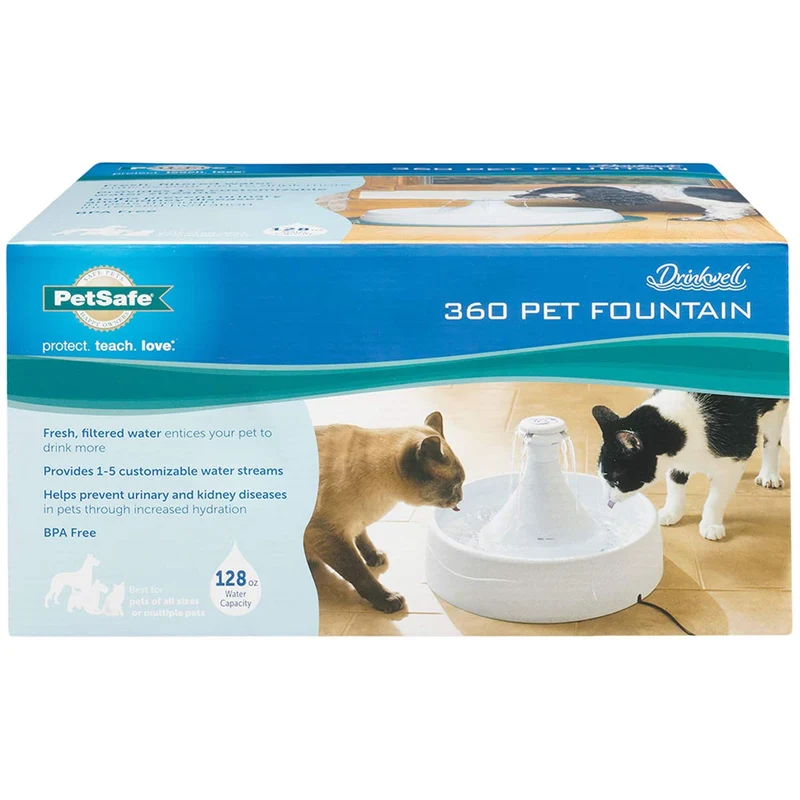 Drinkwell 360 Pet Water Fountain for Dogs & Cats 3.8L