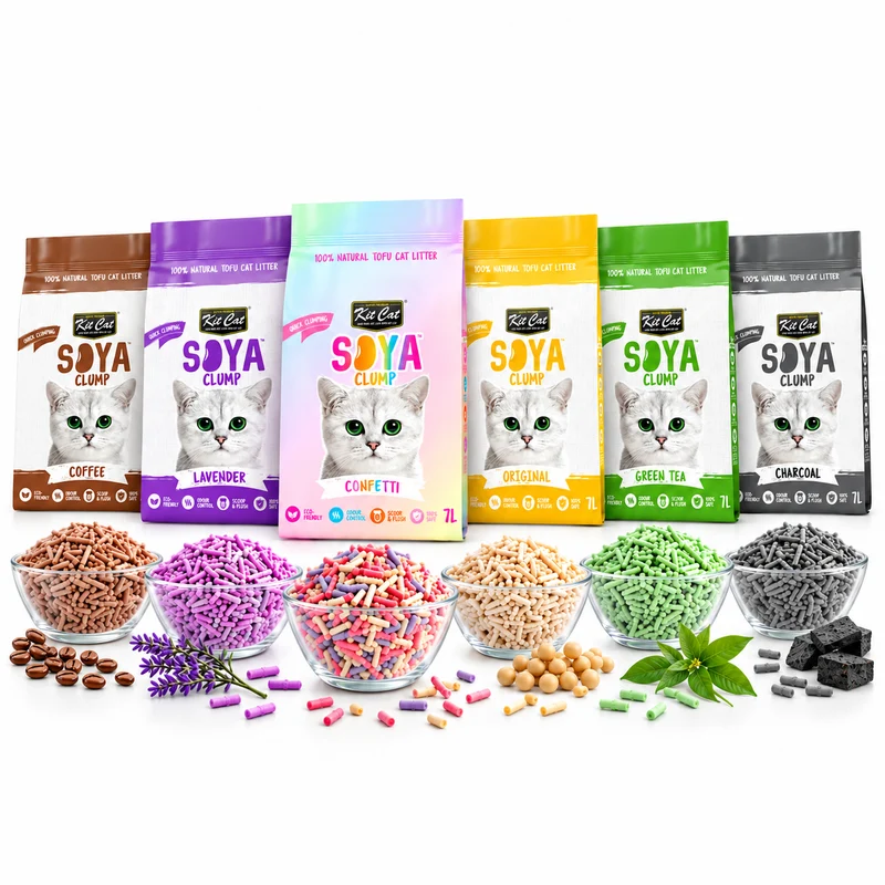 Kit Cat Soya Clump Soybean Clumping Cat Litter 7L 1 Bag