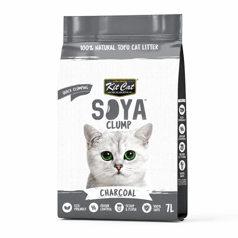 Kit Cat Soya Clump Soybean Clumping Cat Litter 7L 1 Bag